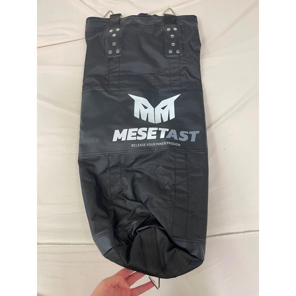 Mesetast Black Heavy Punching Bag Shell MMA Boxing Training Unfilled